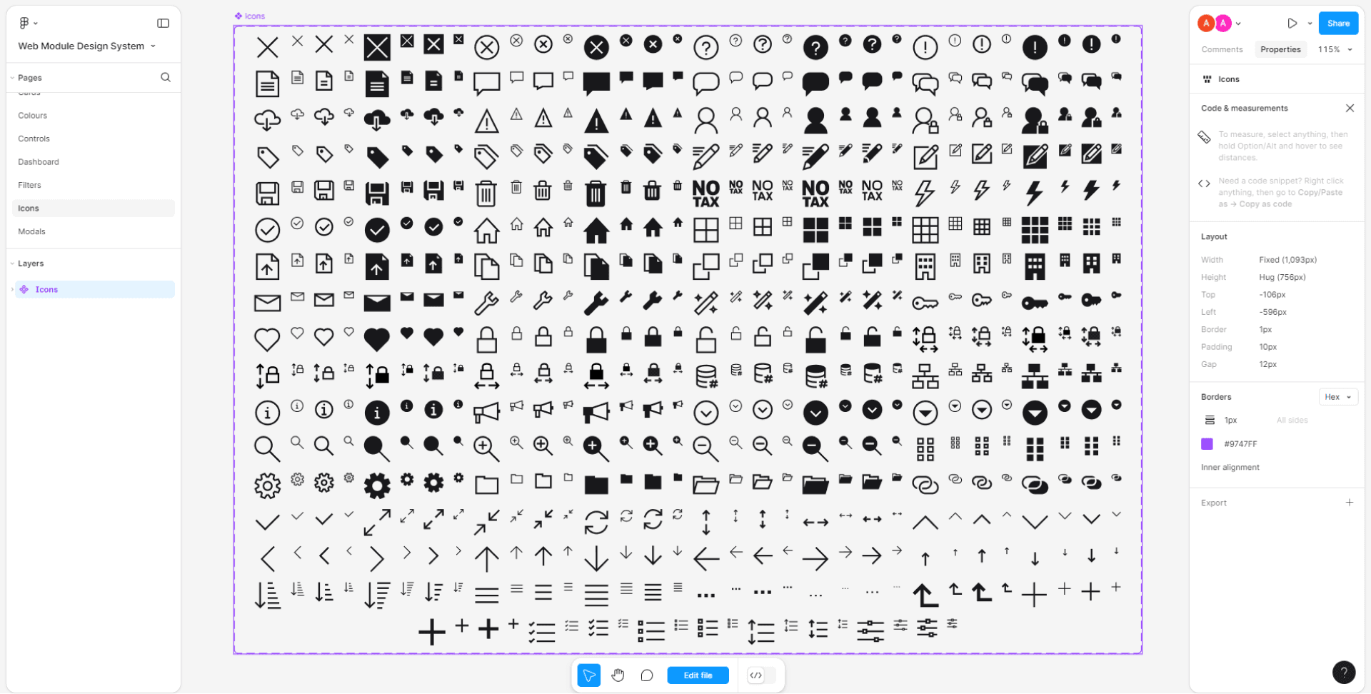 Design System - Icons
