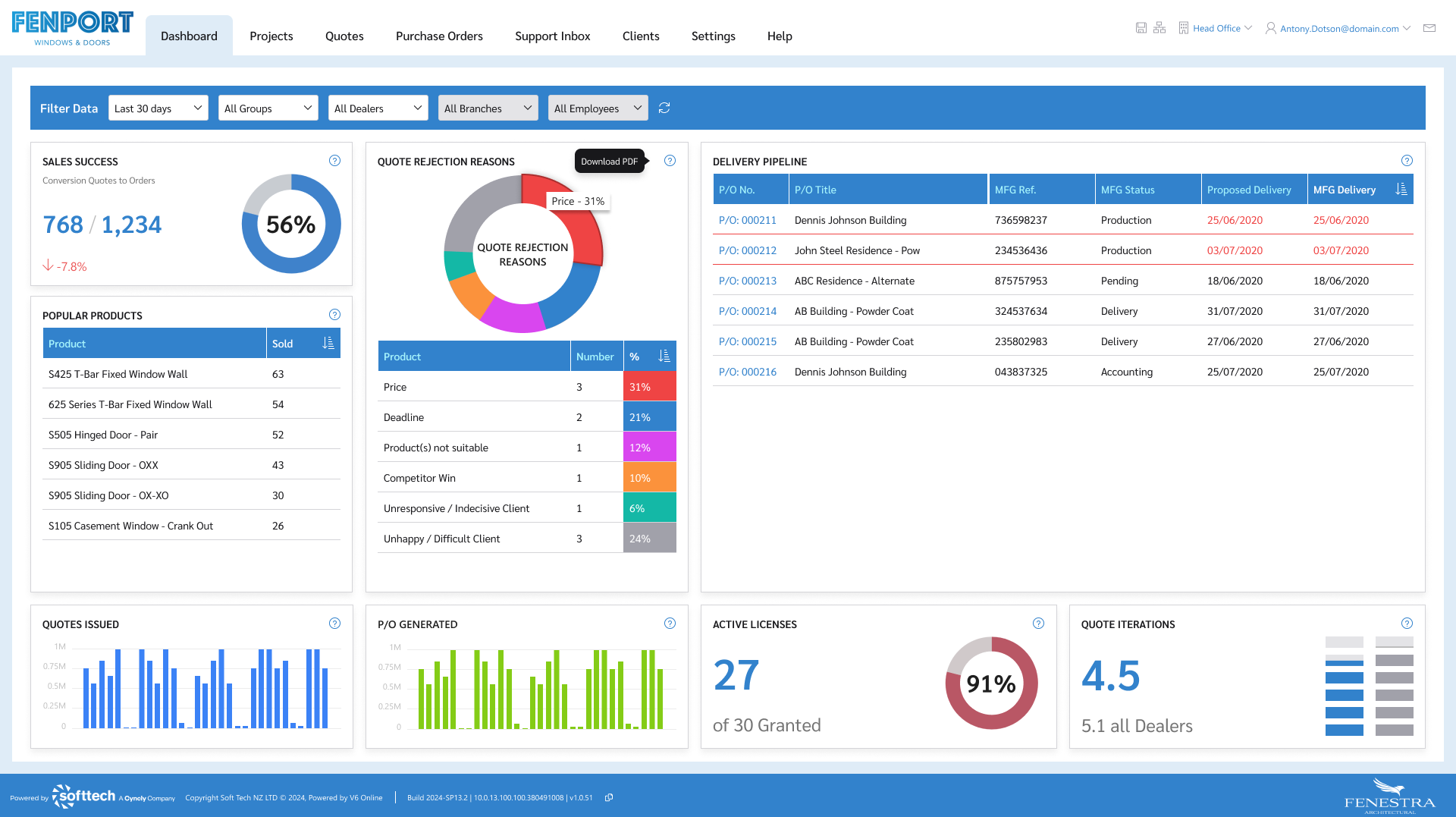 Dealer Module Web App